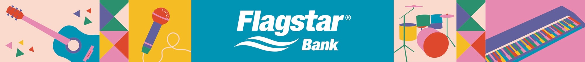 A colorful geometric illustration. A colorful geometric illustration.